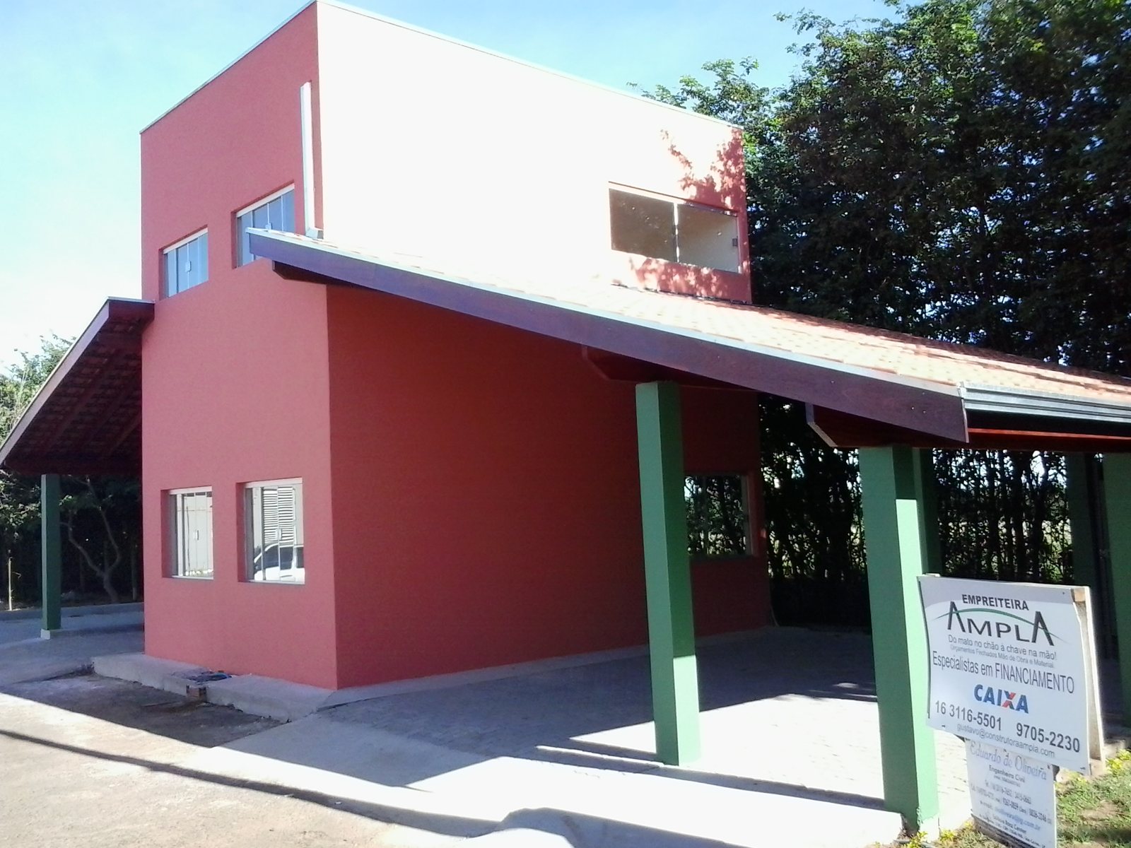 Portaria 2, Condomínio Parque Fehr, obra da Construtora Ampla